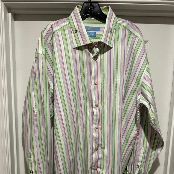 Ozzie Small Shirts | Emc2 By Ozzie Small French Dress Shirt Size 3xl | Color: Blue/White | Size: 3xl | Jfumi's Closet Ozzie Small Shirts | Emc2 By Ozzie Small French Dress Shirt Size 3xl | Color: Blue/White | Size: 3xl | Jfumi's Closet
